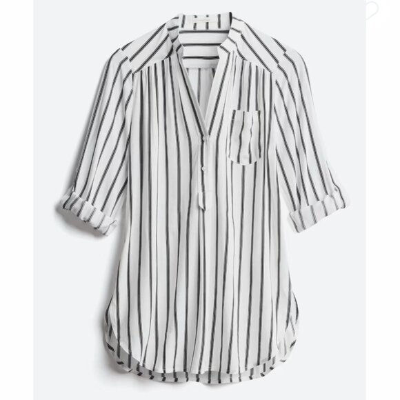 Mackenzie Split Neck Henley Top - size M - Picture 1 of 4